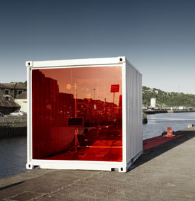 Iñigo Manglano-Ovalle:  Weather station (after Beckett) , 2008; installation shot, Cork Docklands; photo Mike Hannon; courtesy NSF